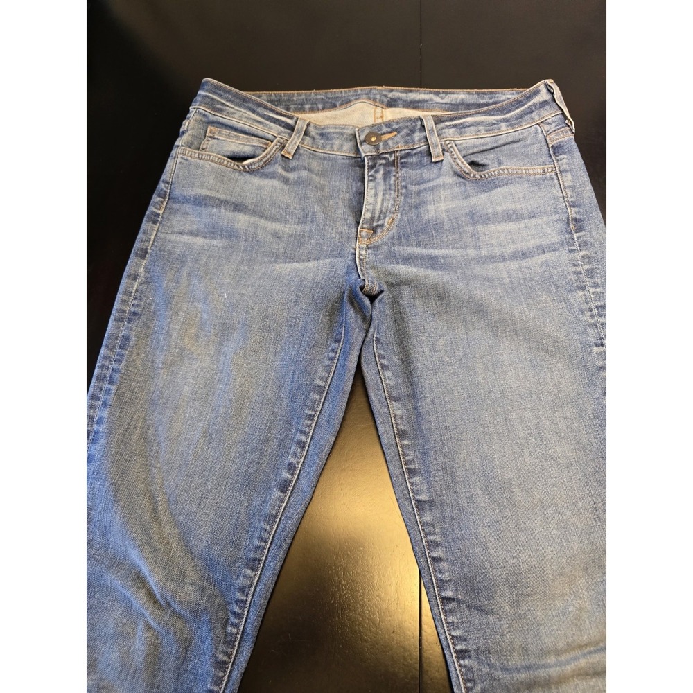 Rock & Republic Women's Straight Leg Jeans Size 28 Medium Wash‎ Blue Denim R Log